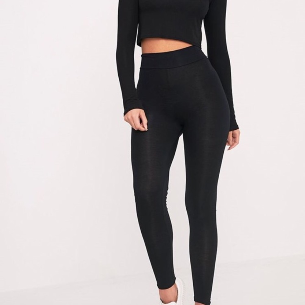 *sold* PLT Black Jersey Leggings